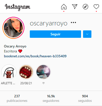 perfil instagram Oscary Arroyo
